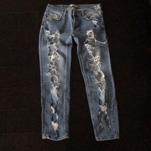 Weathered Jeans